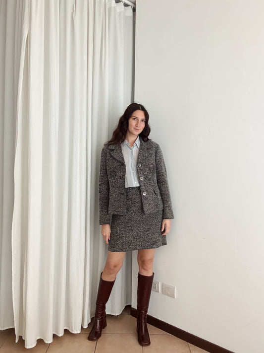 Completo lana grigio 42