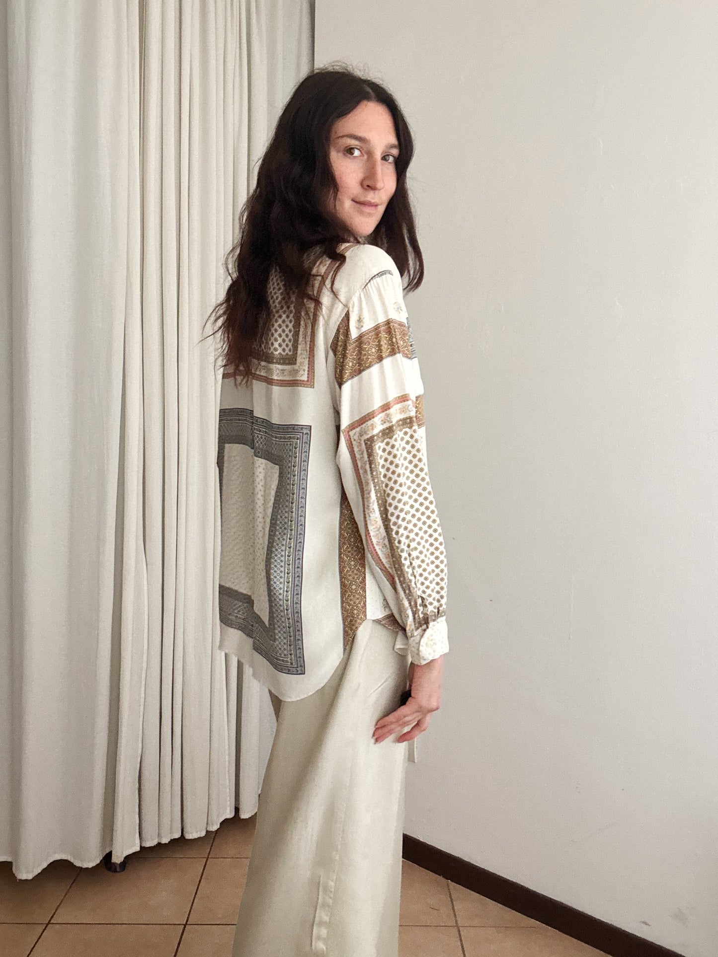 Camicia in viscosa M