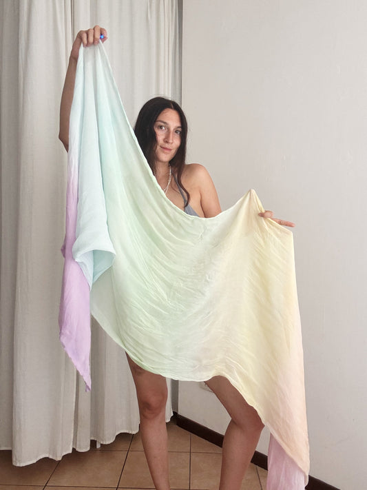 Foulard seta tiedye 235x62