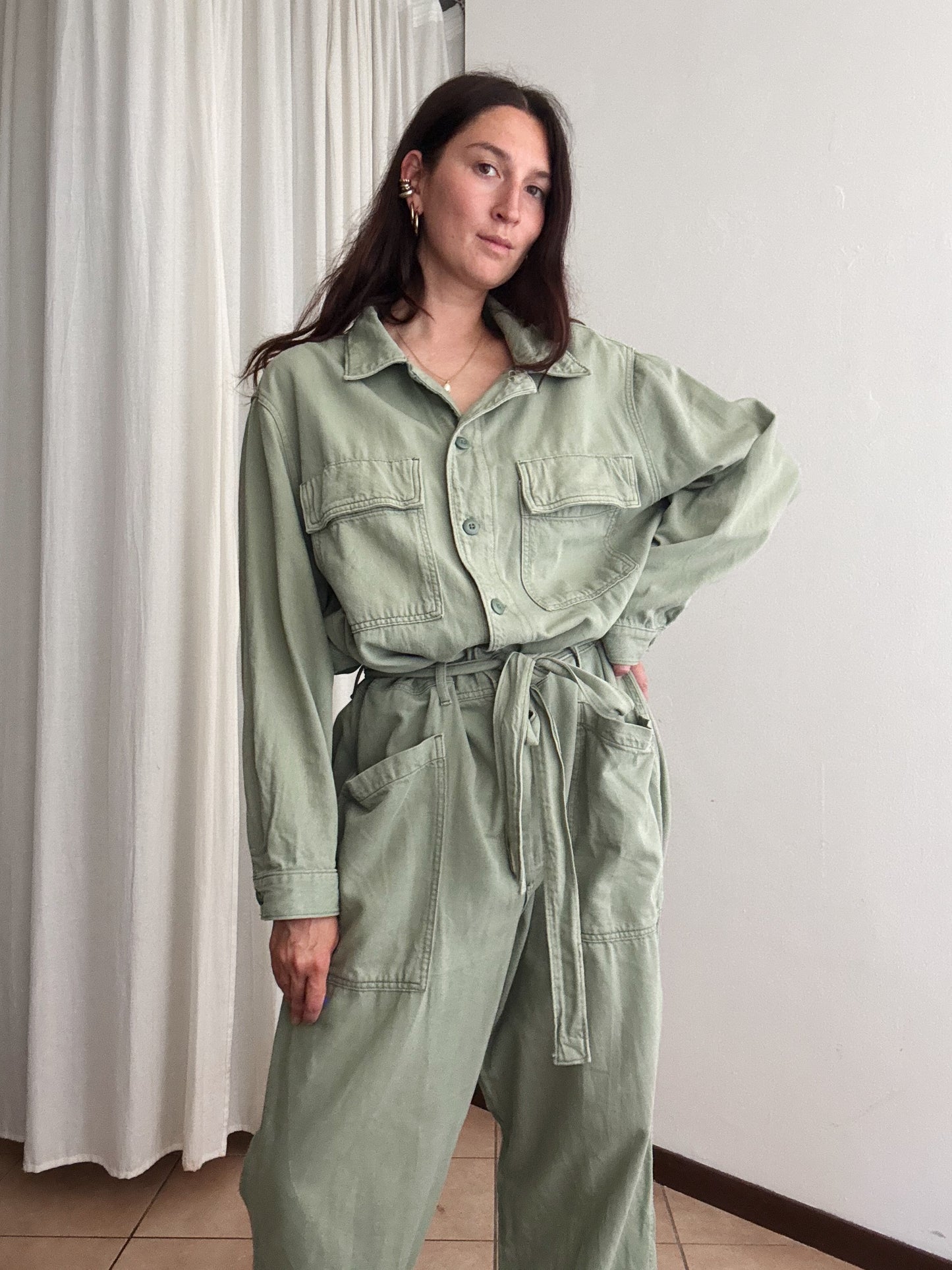 Tuta verde Levis XL