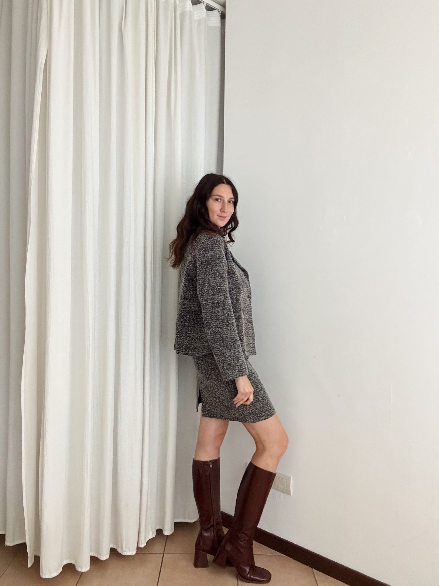 Completo lana grigio 42