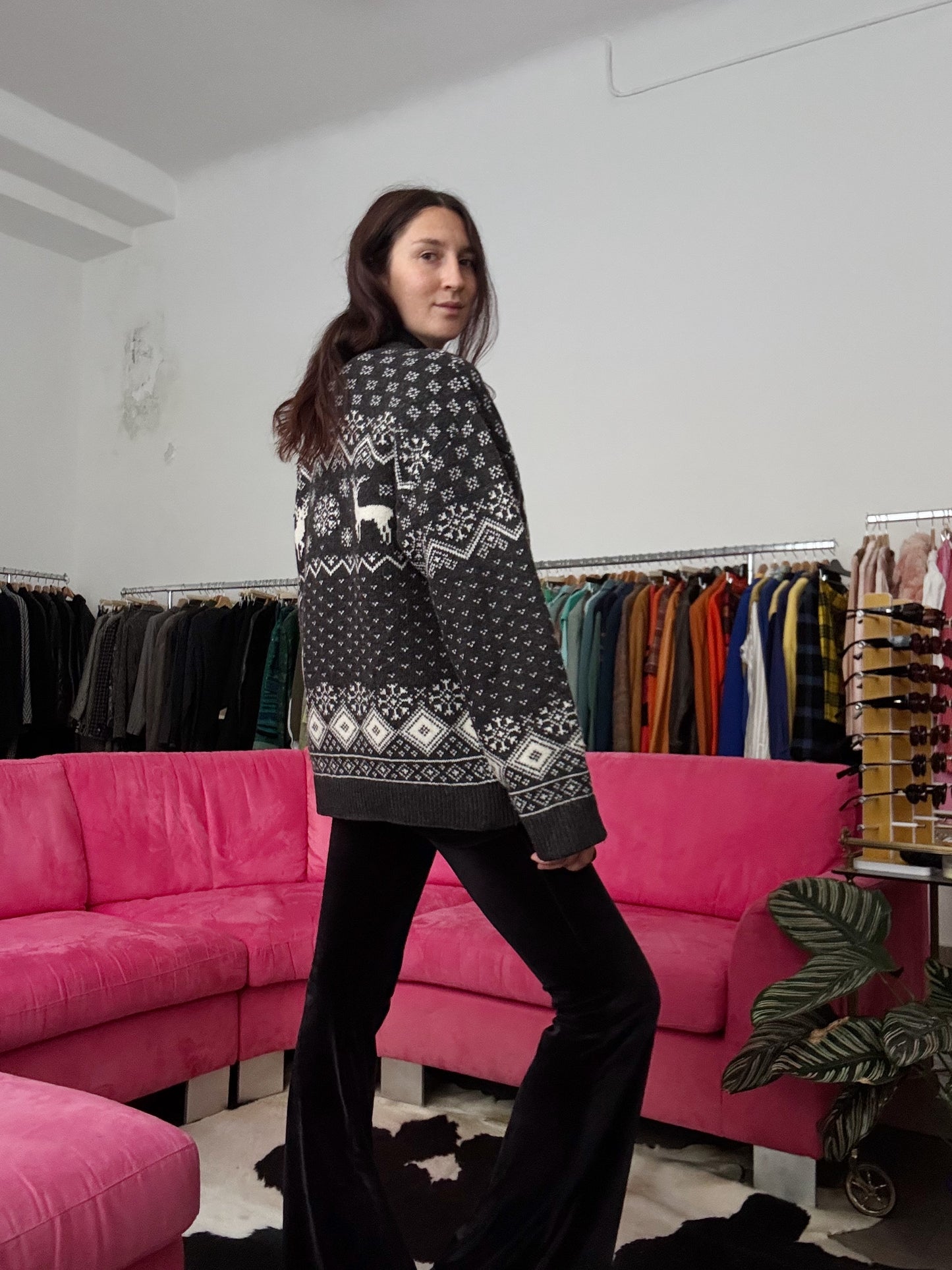 Maglione grigio CMP natalizio L