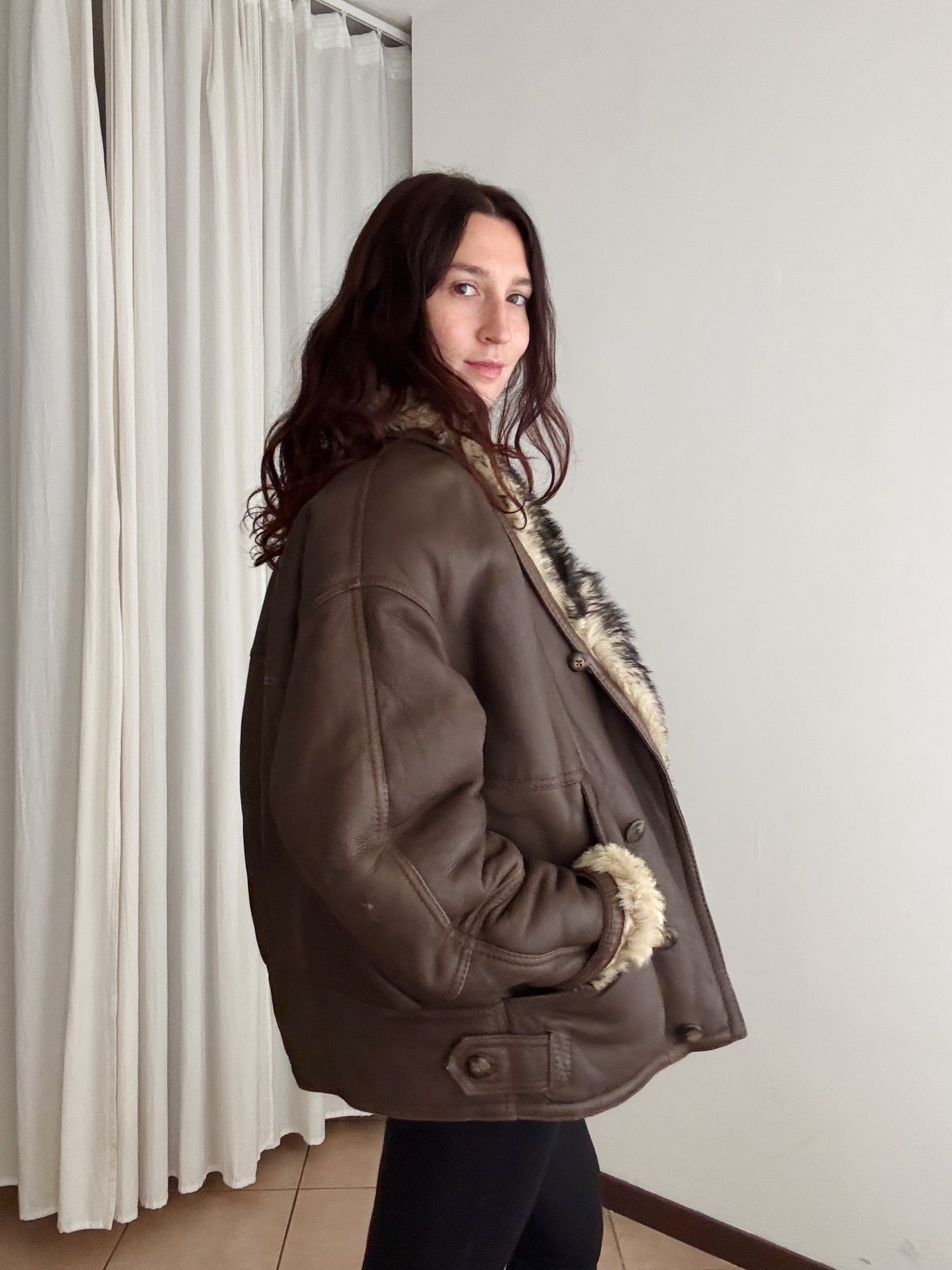 Montone unisex marrone M