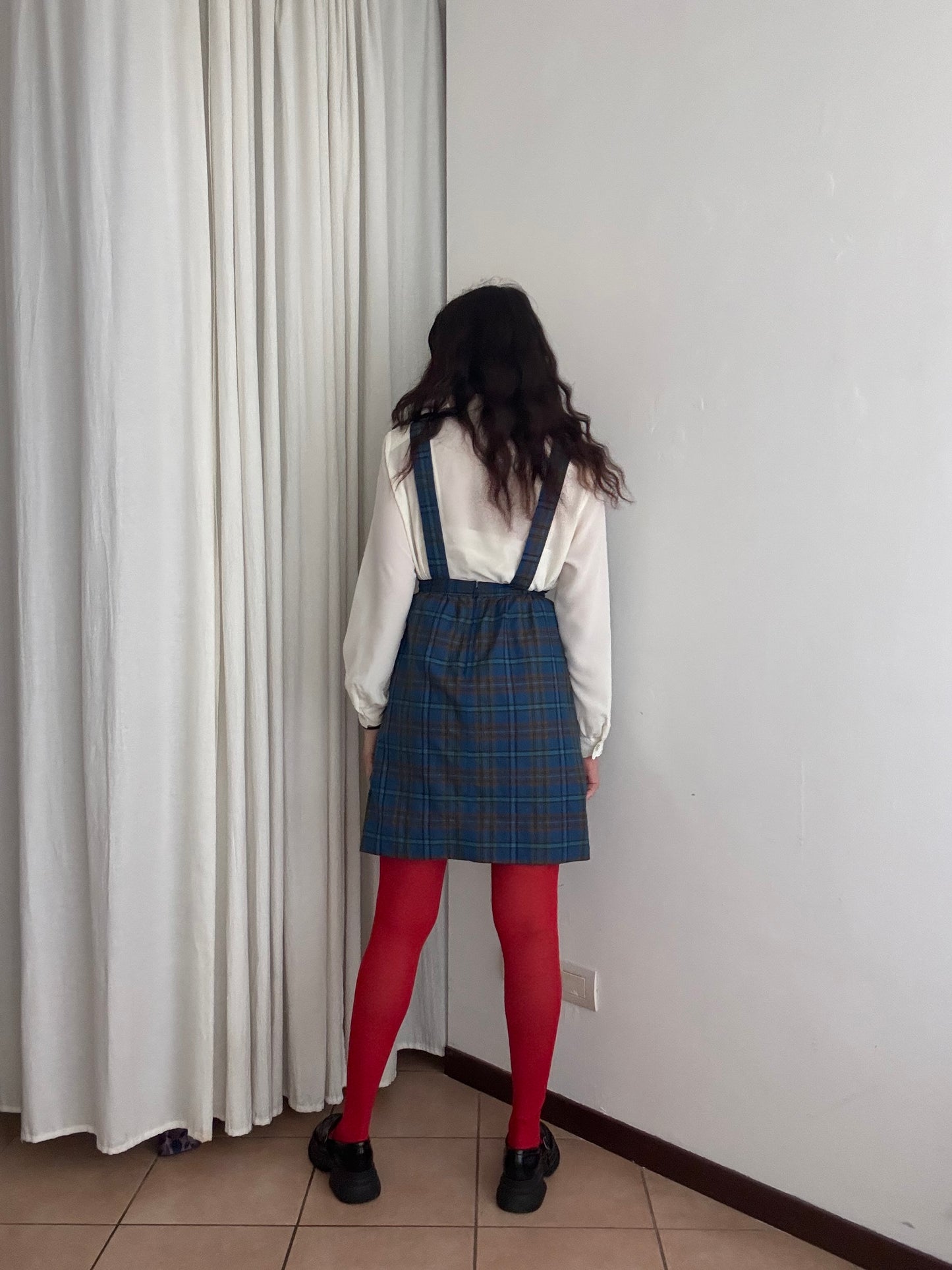 Abito salopette blu 40/42