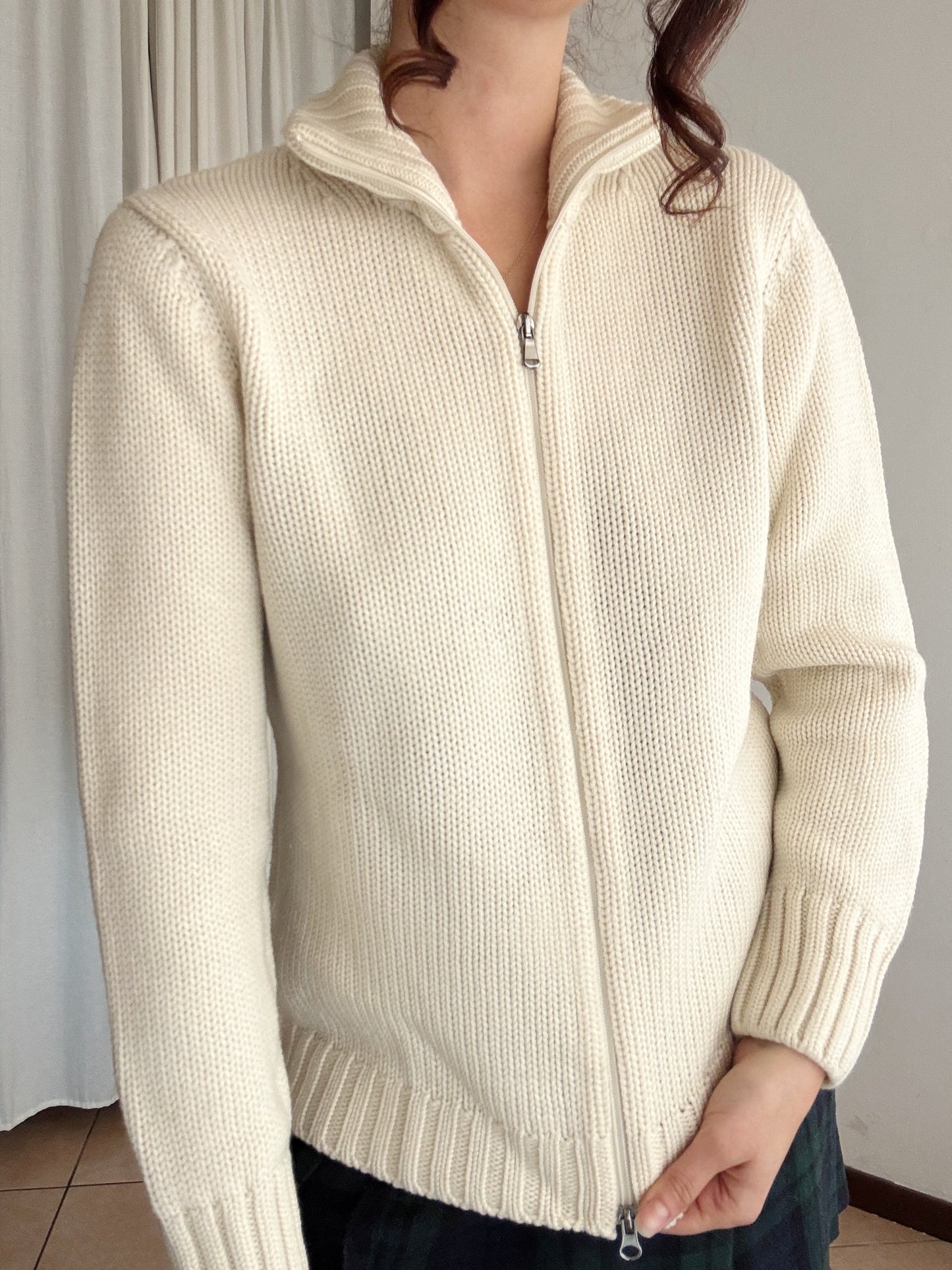 Cardigan bianco 46