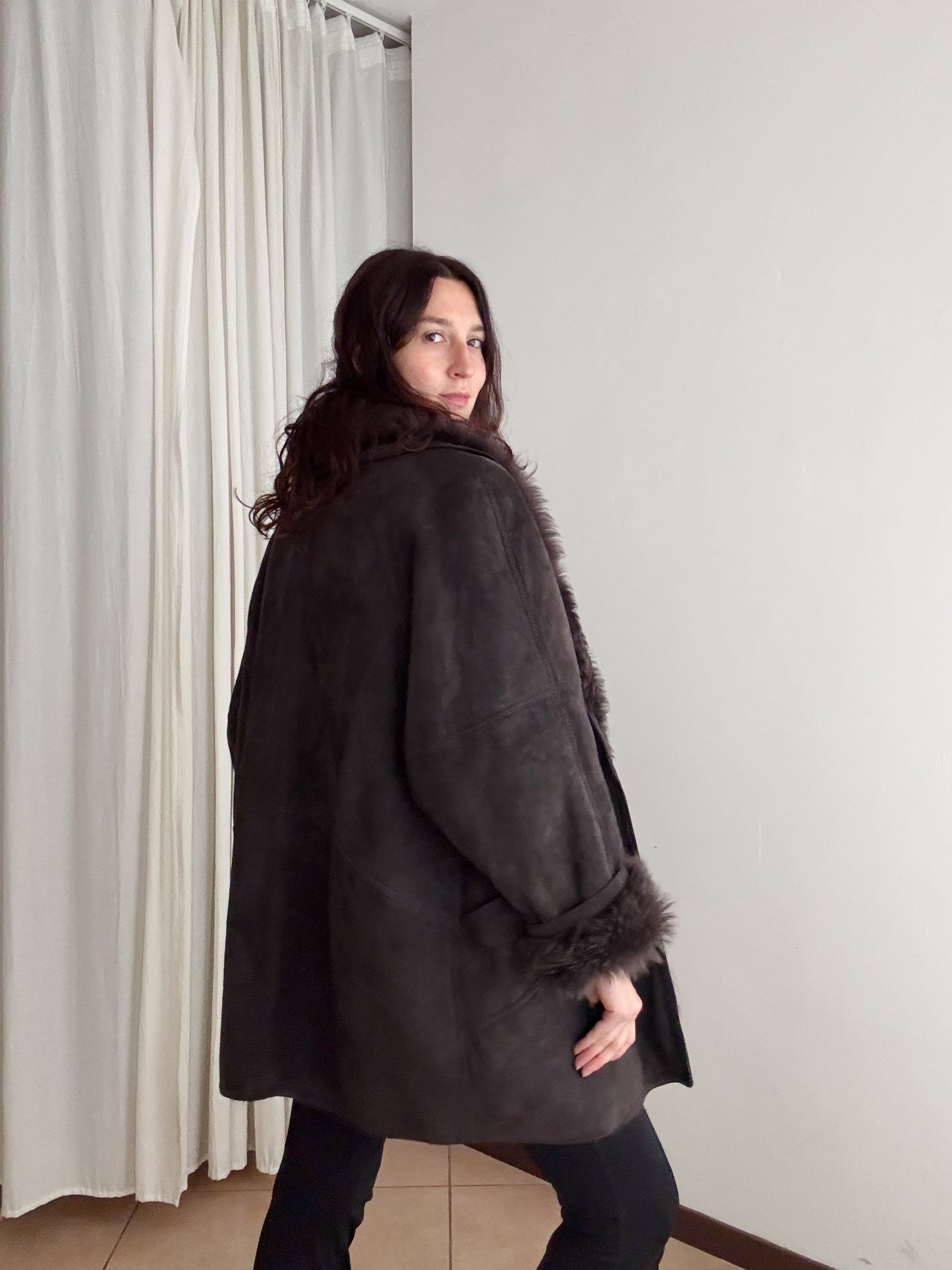 Montone grigio marrone 48