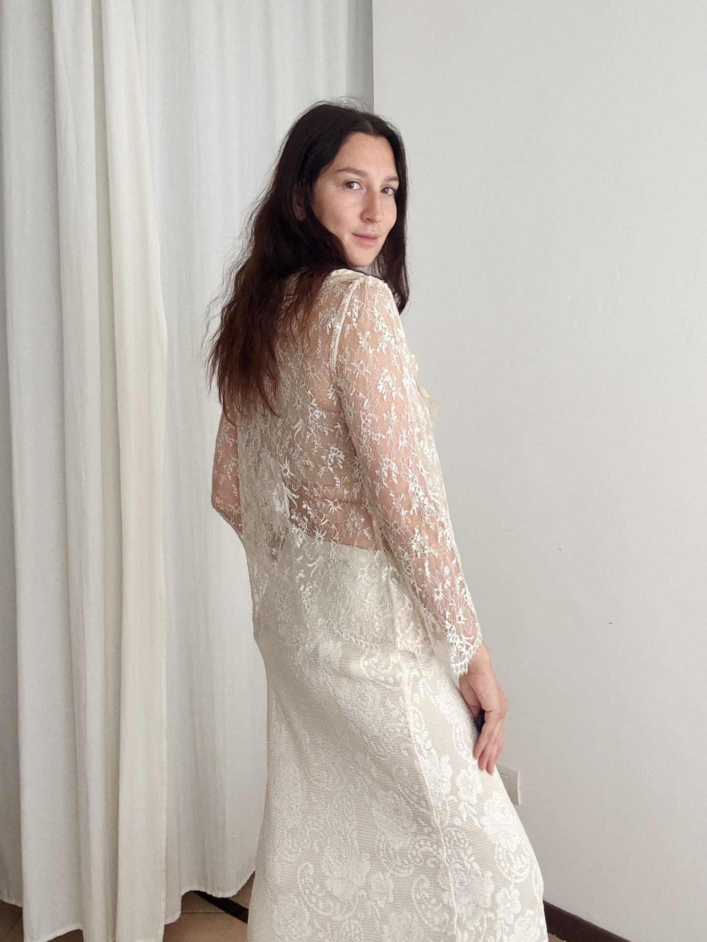 Blusa in pizzo M