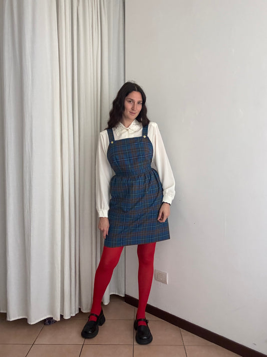 Abito salopette blu 40/42