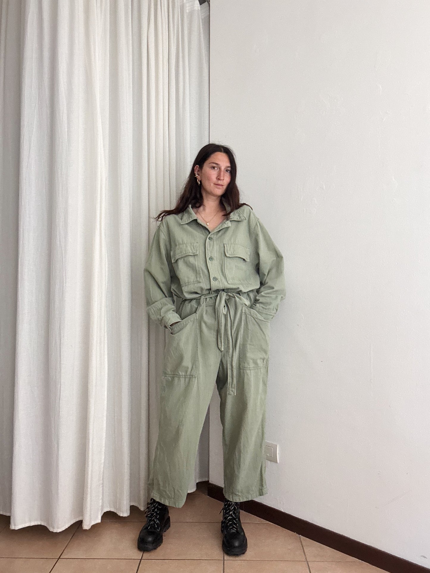 Tuta verde Levis XL