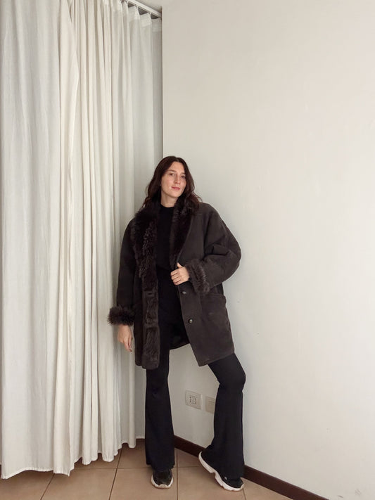 Montone grigio marrone 48