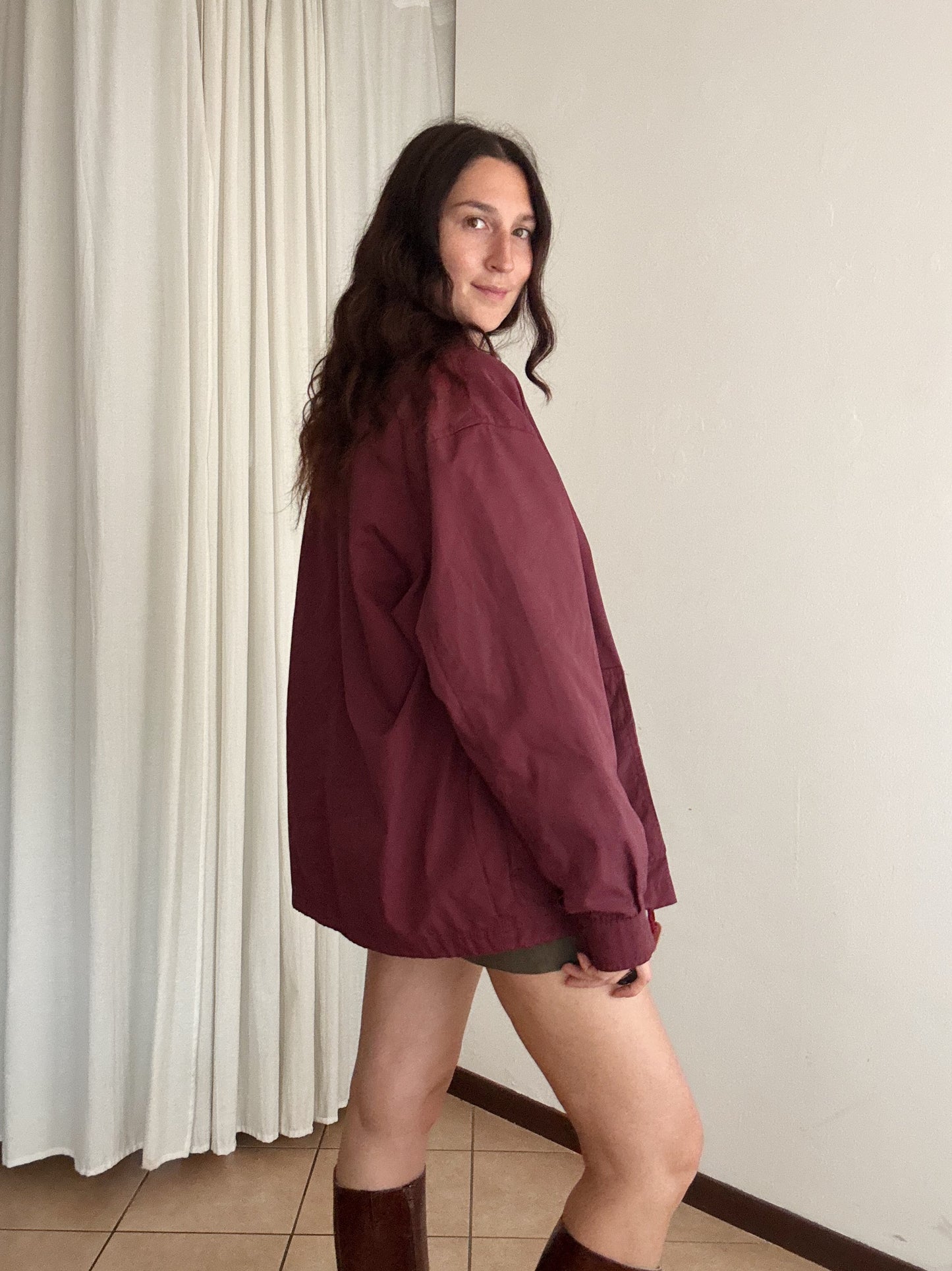 Giacca da uomo bordeaux L