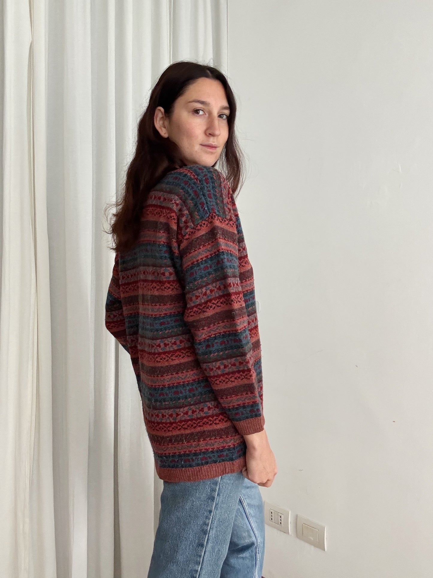 Maglione bordeaux 46