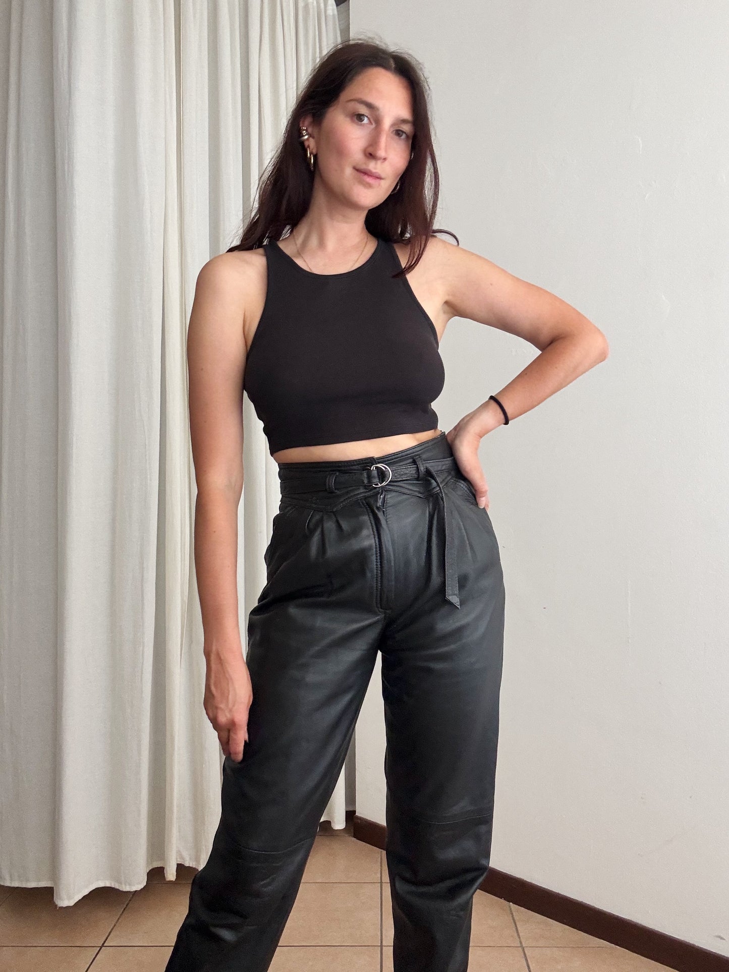 Pantaloni pelle 42