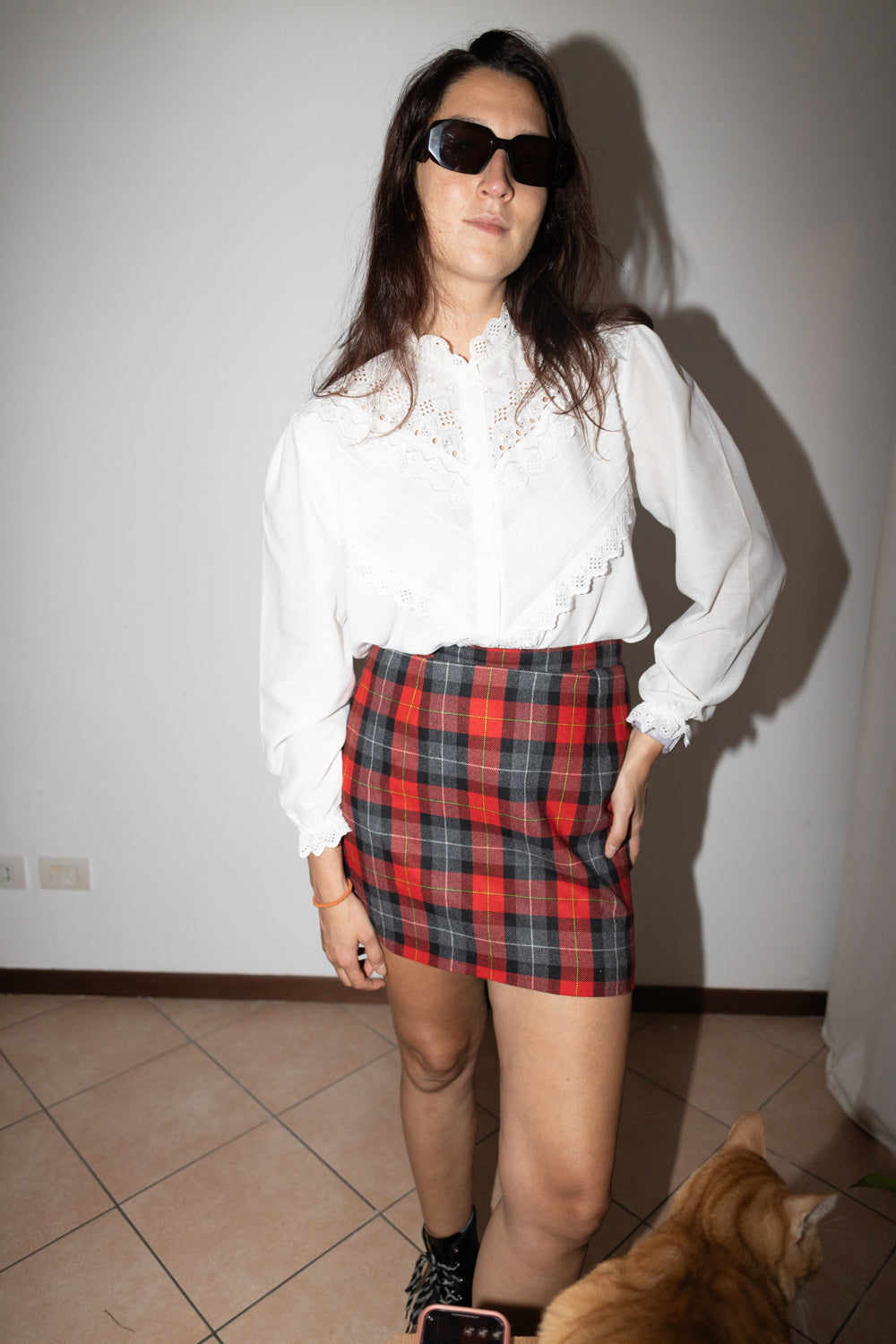 Camicia bianca pizzi L