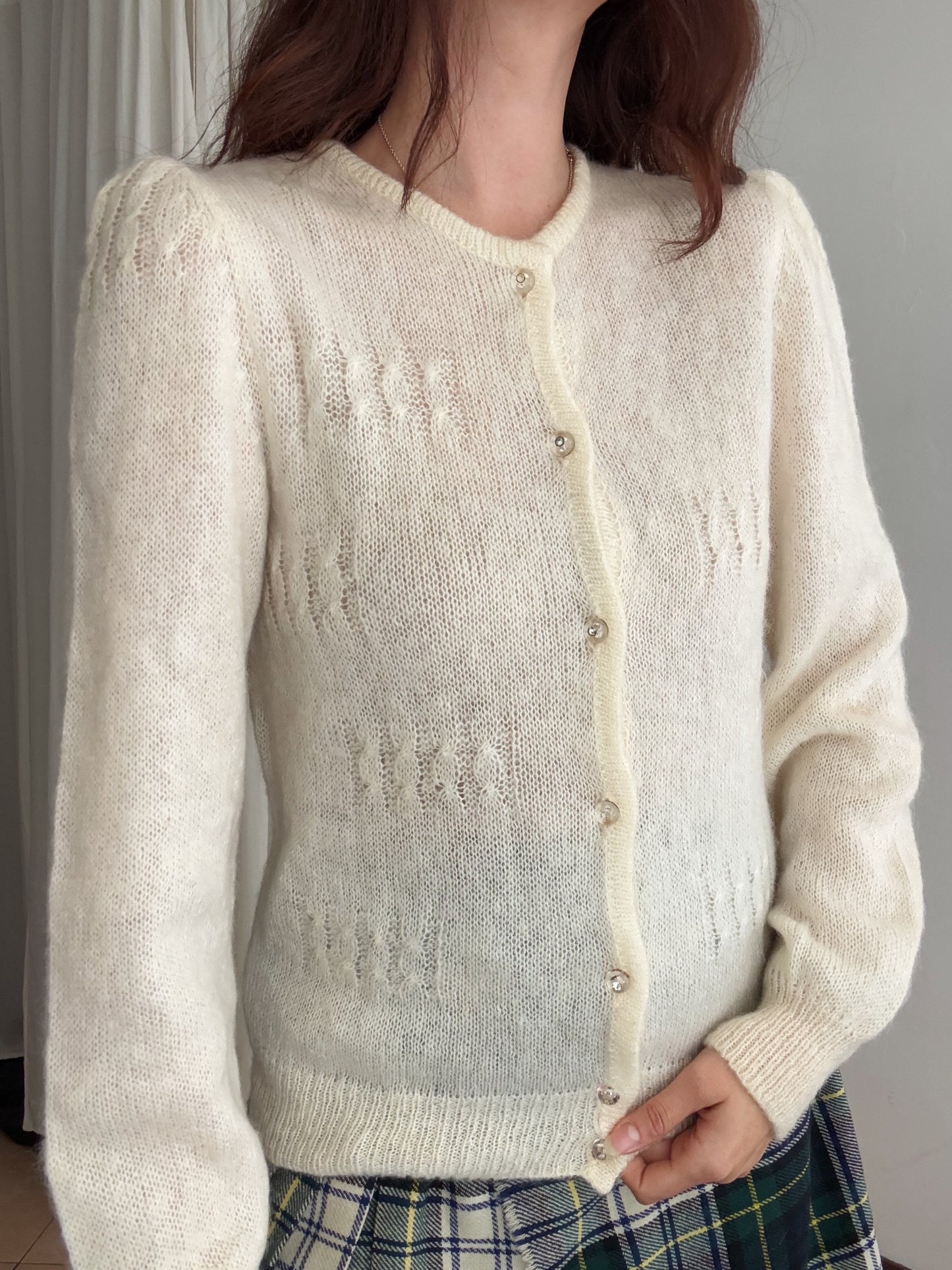 Cardigan bianco S