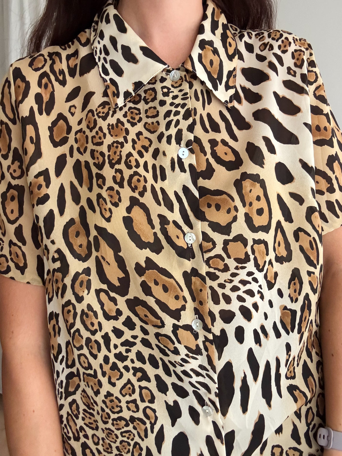 Camicia leopardata M