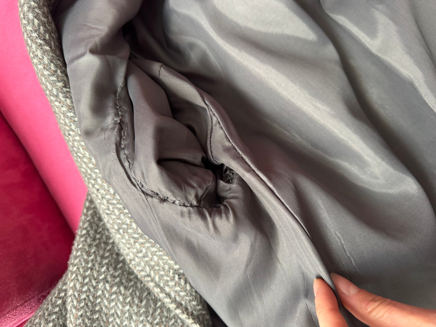 Cappotto lungo grigio M/L