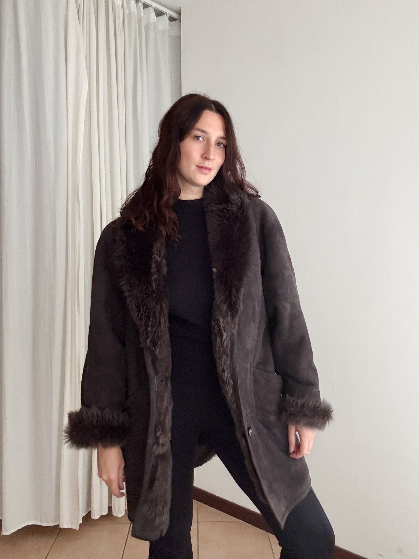 Montone grigio marrone 48