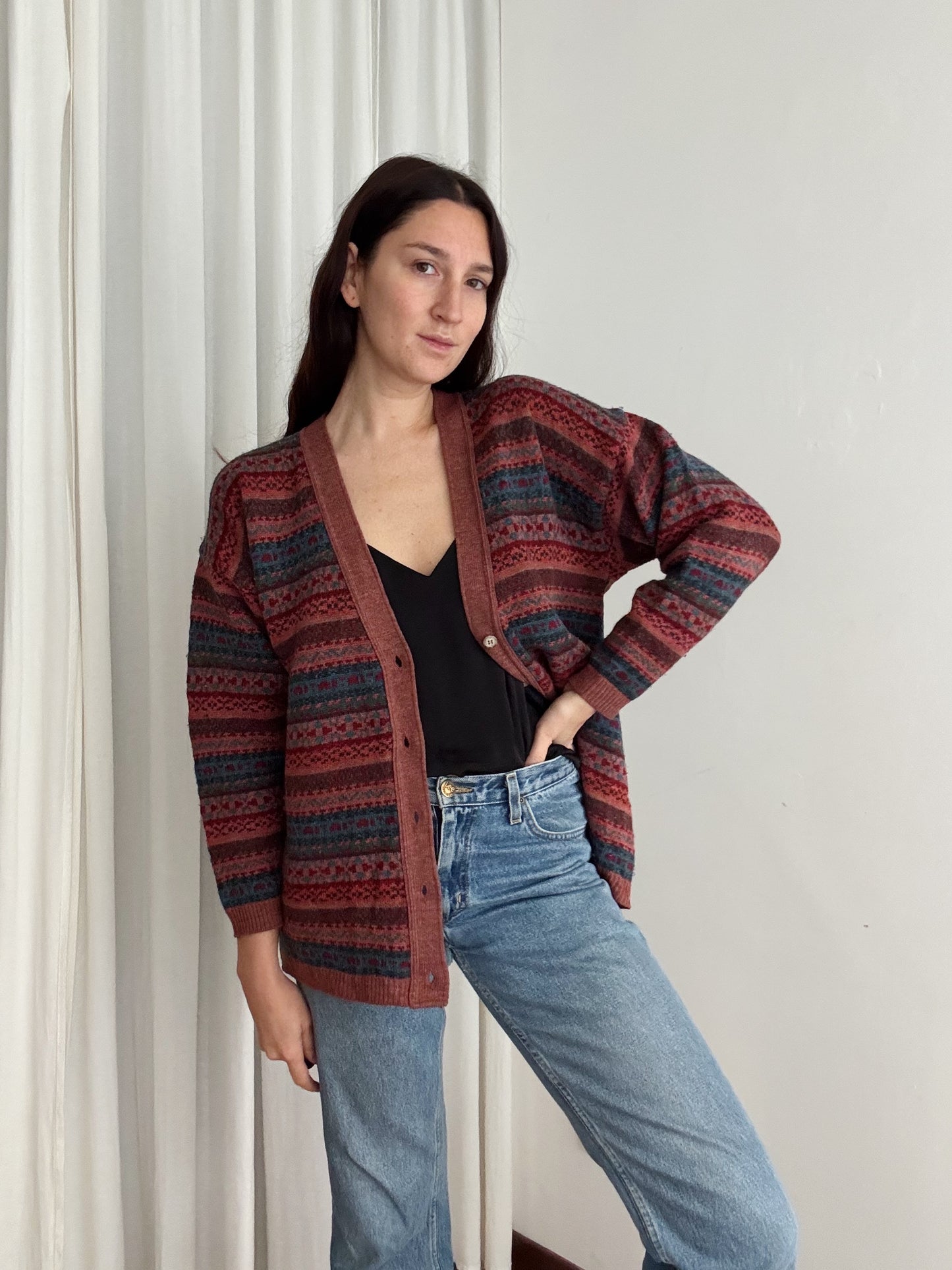 Maglione bordeaux 46