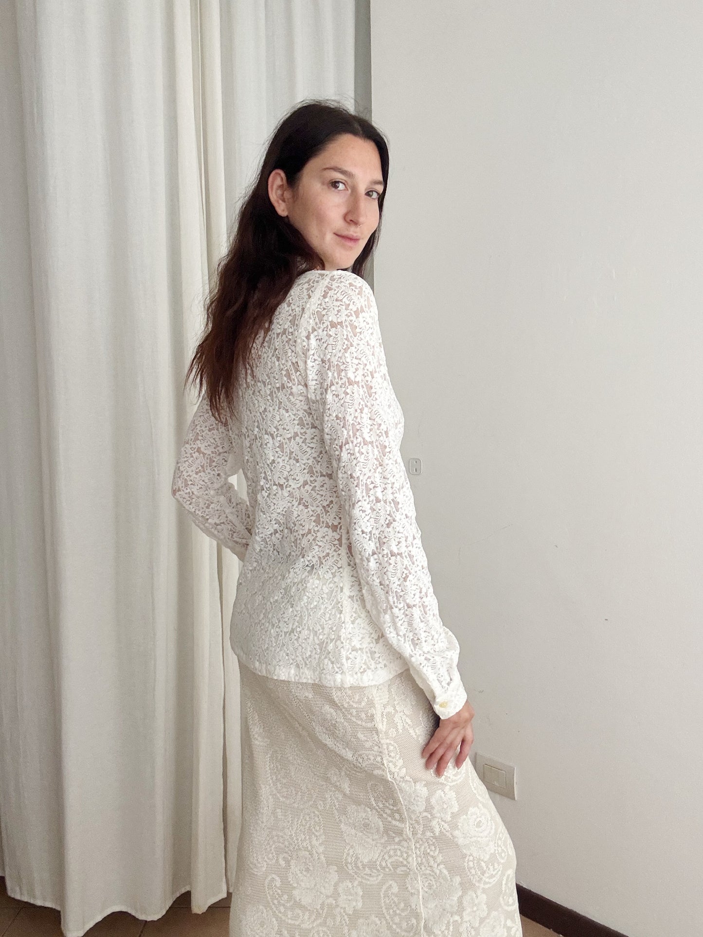 Camicia in pizzo 42/44