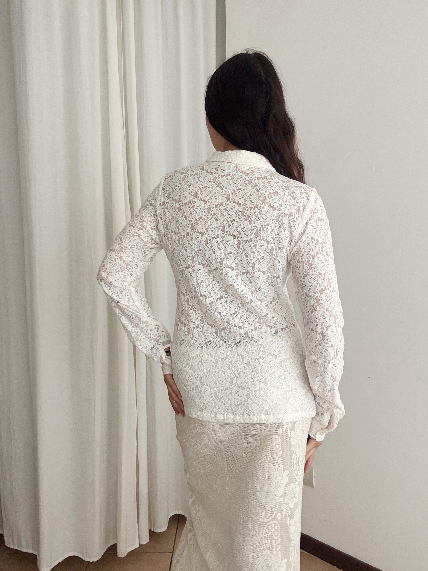 Camicia in pizzo 42/44