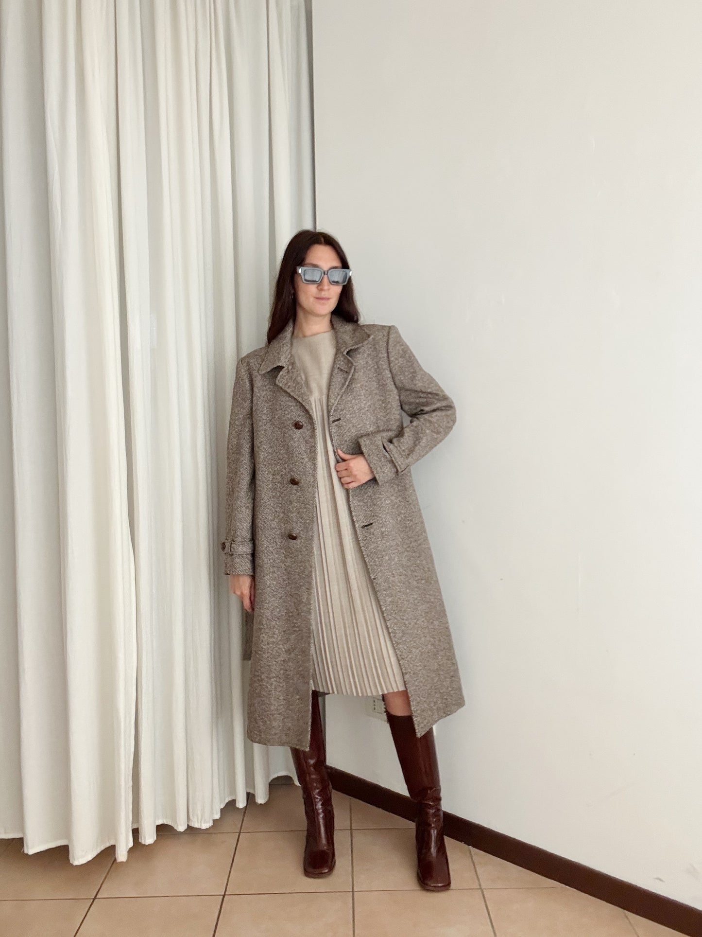 Cappotto da uomo marrone M