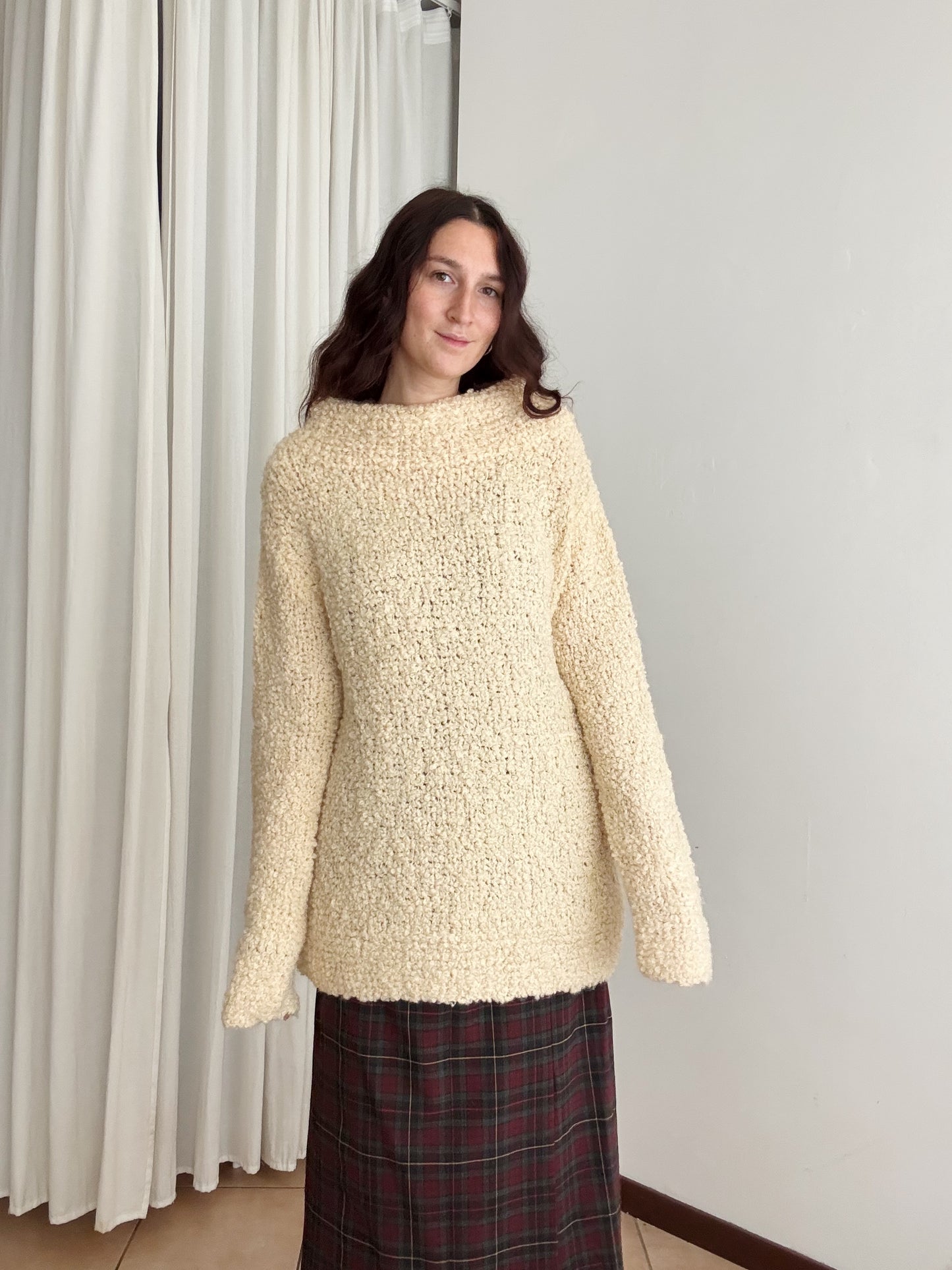 Maglione crema L