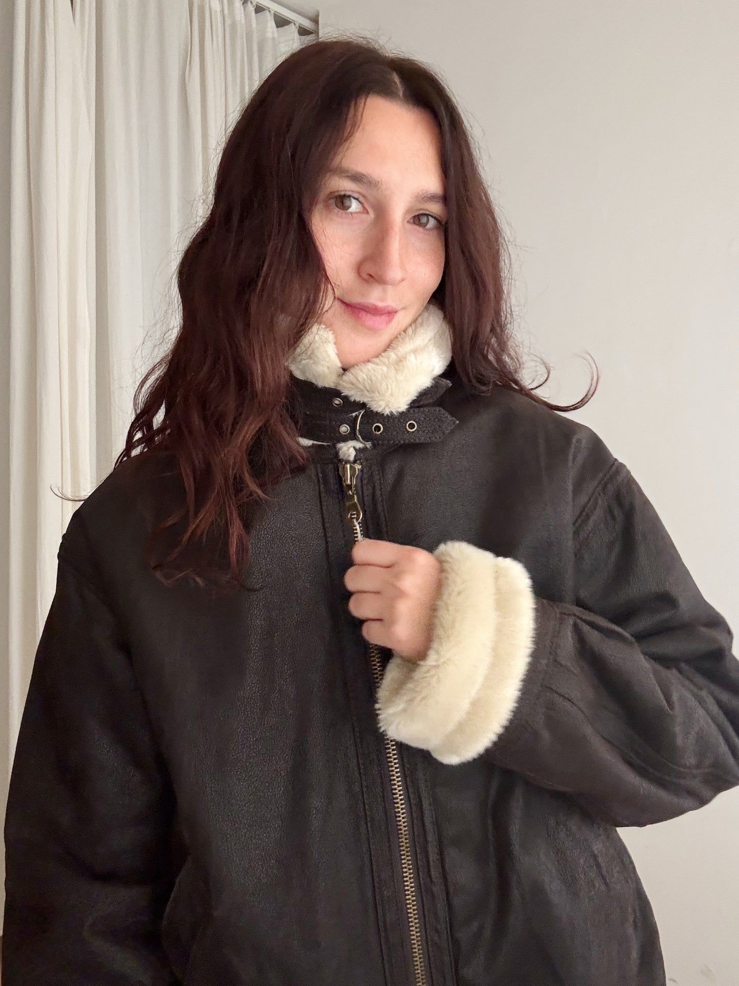 Montone maschile marrone L