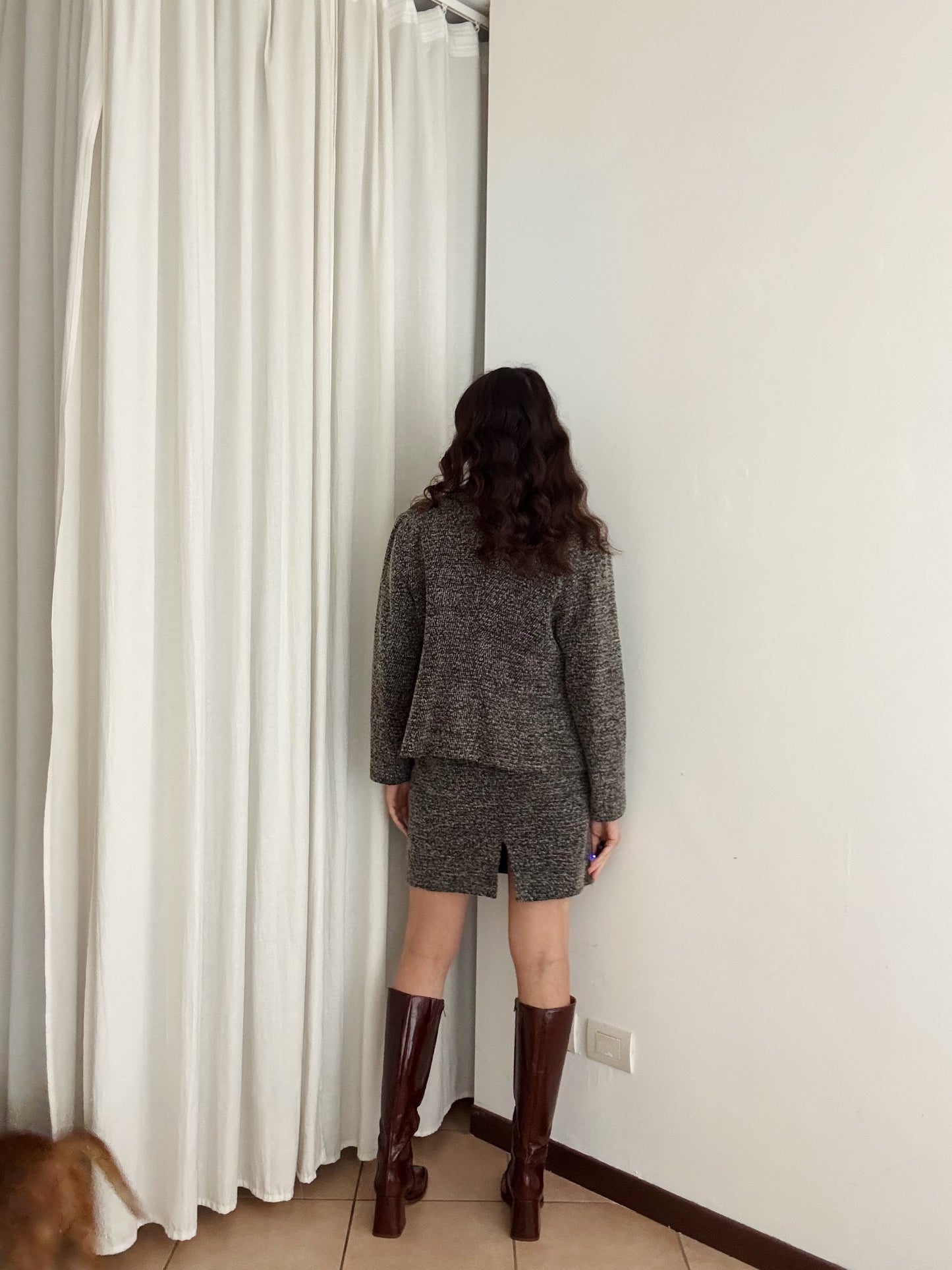 Completo lana grigio 42