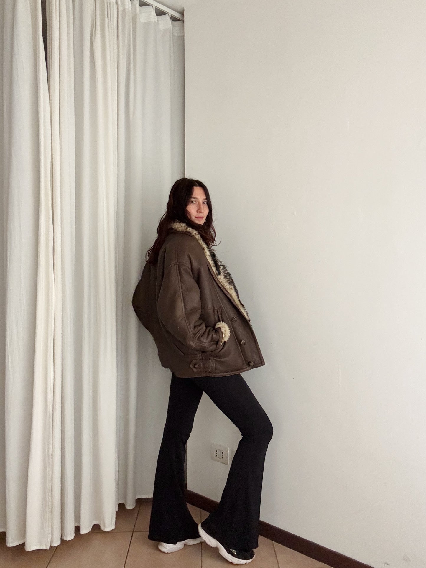 Montone unisex marrone M