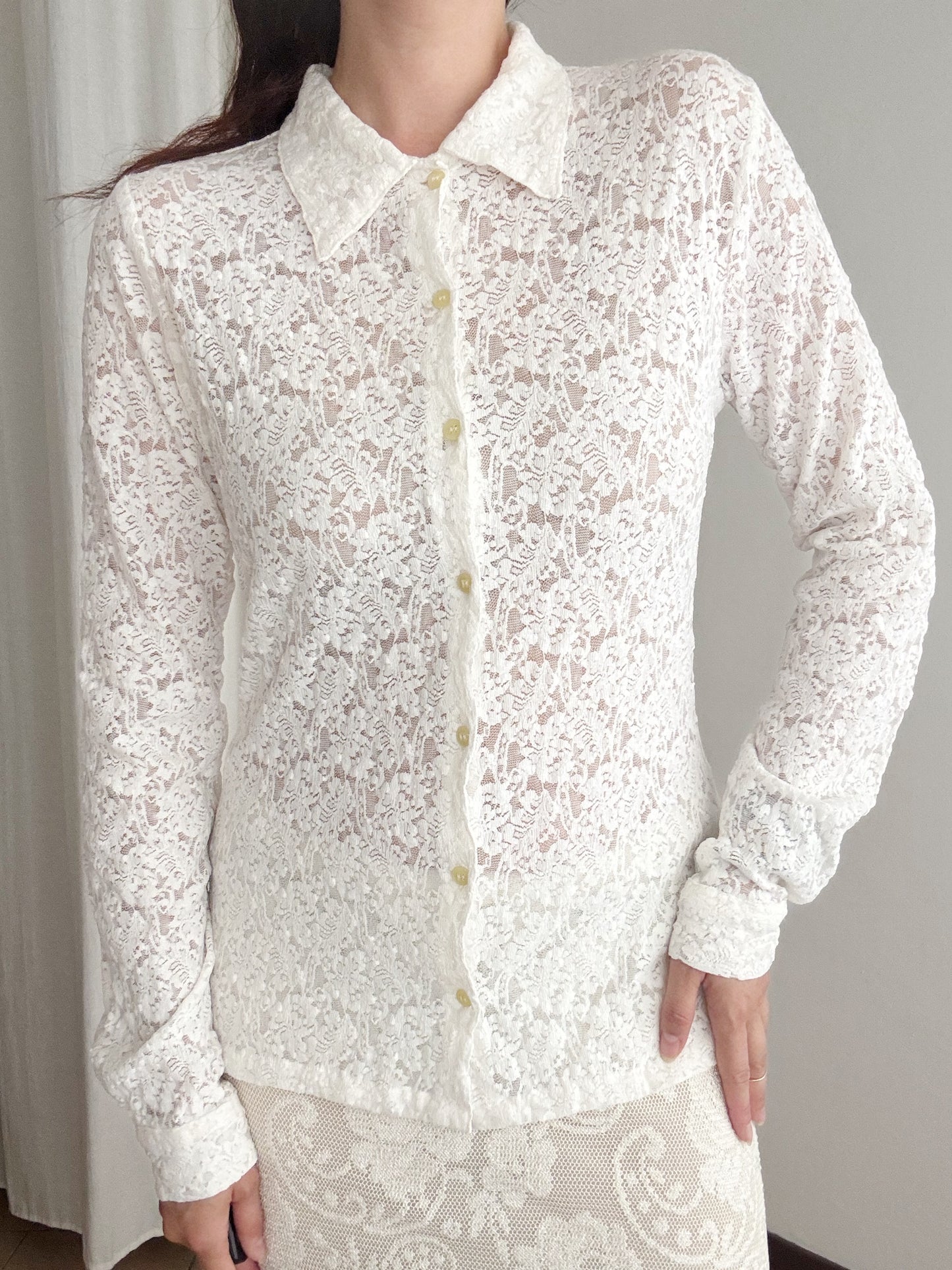Camicia in pizzo 42/44