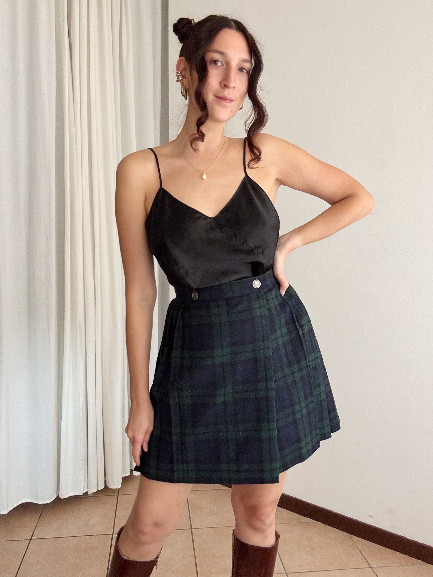 Gonna portafoglio tartan S