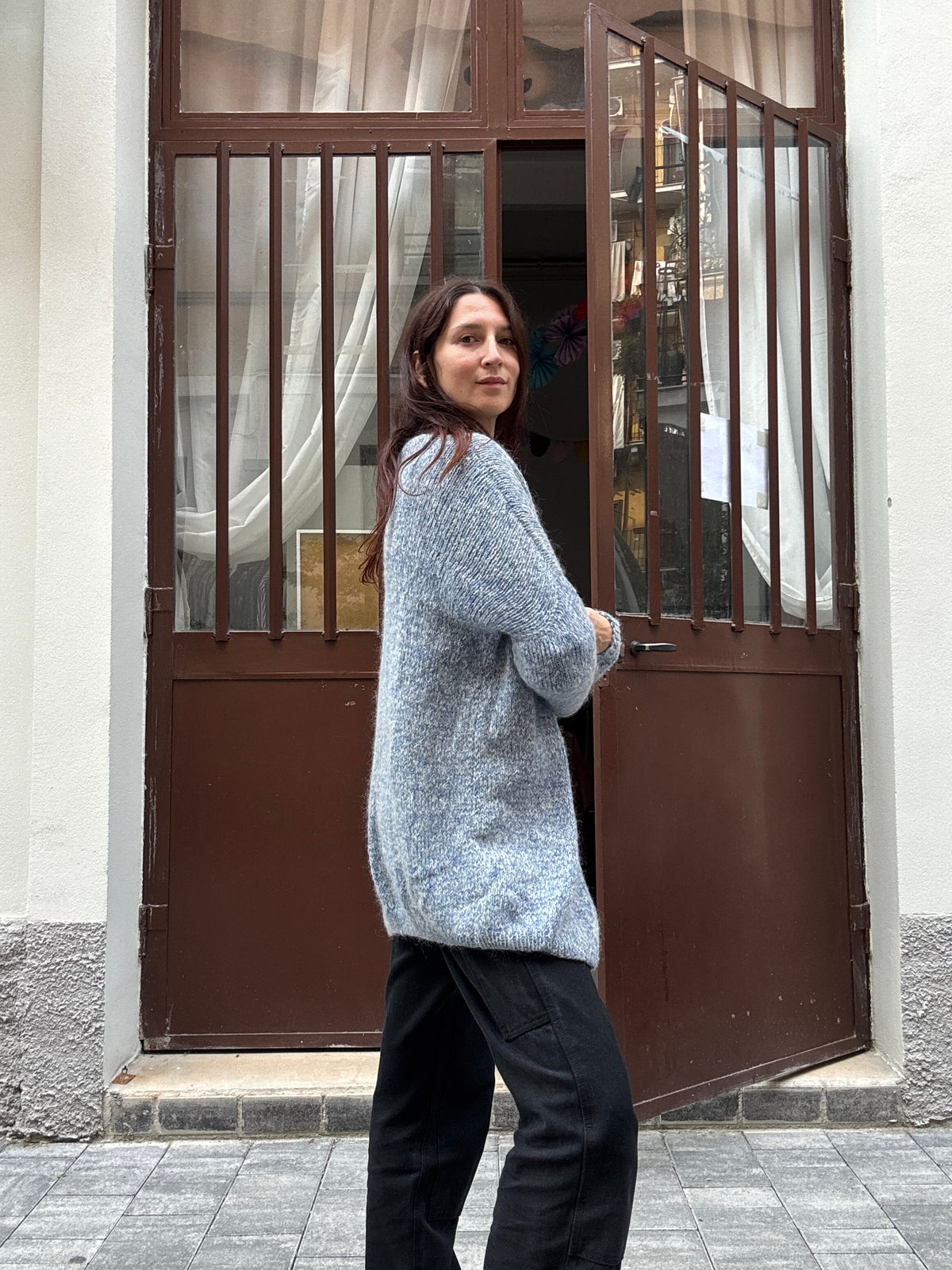 Cardigan azzurro