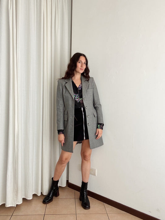 Blazer grigio lungo 42