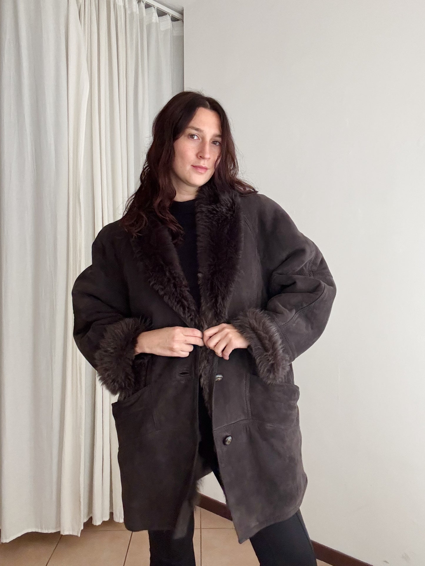 Montone grigio marrone 48