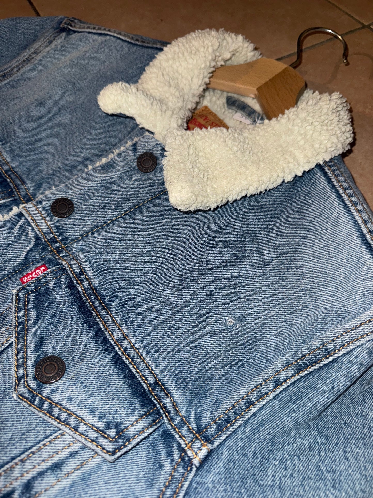 Sherpa di jeans Levis S